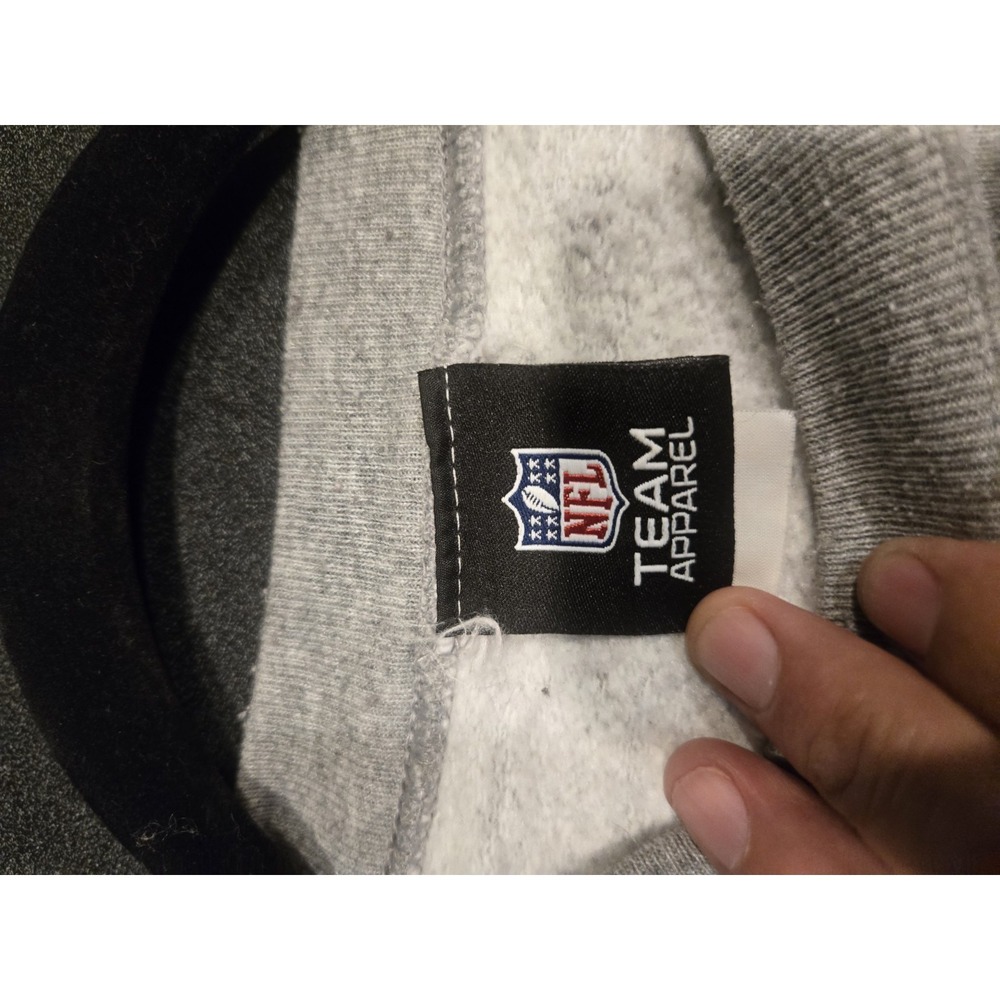 Pittsburgh Steelers NFL Team Apparel Crewneck Sweatshirt Gray Size XLWorth... - Picture 5 of 8
